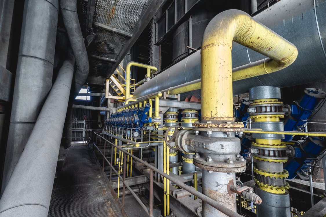 industrial plant piping