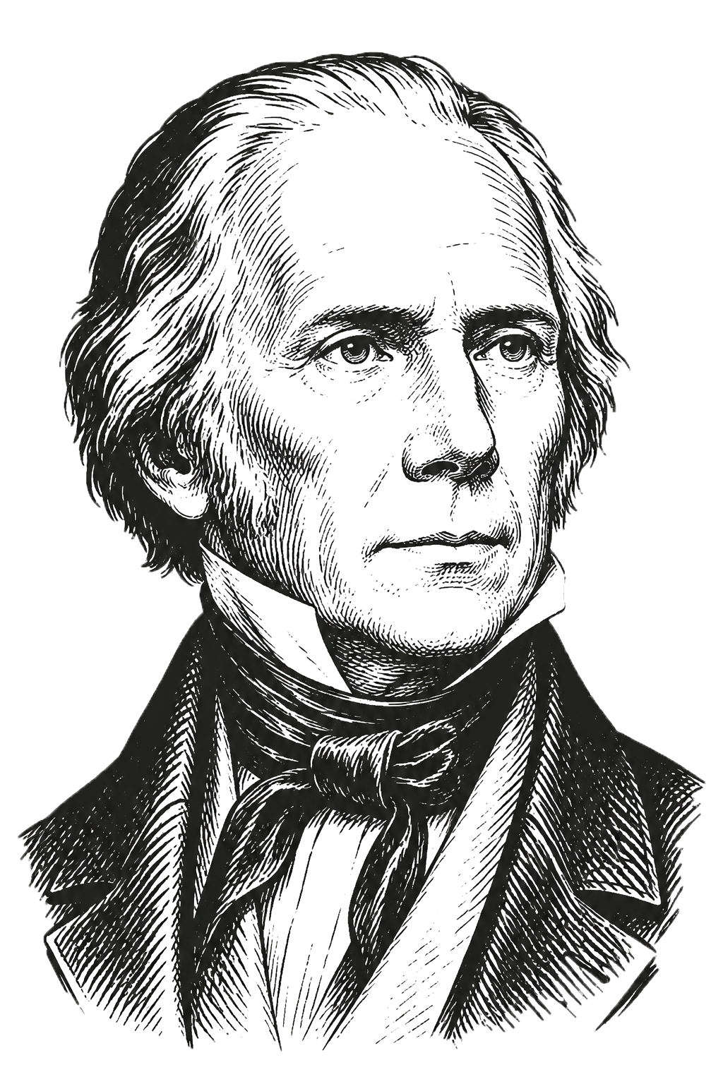 Engraved portrait of Henry Clay