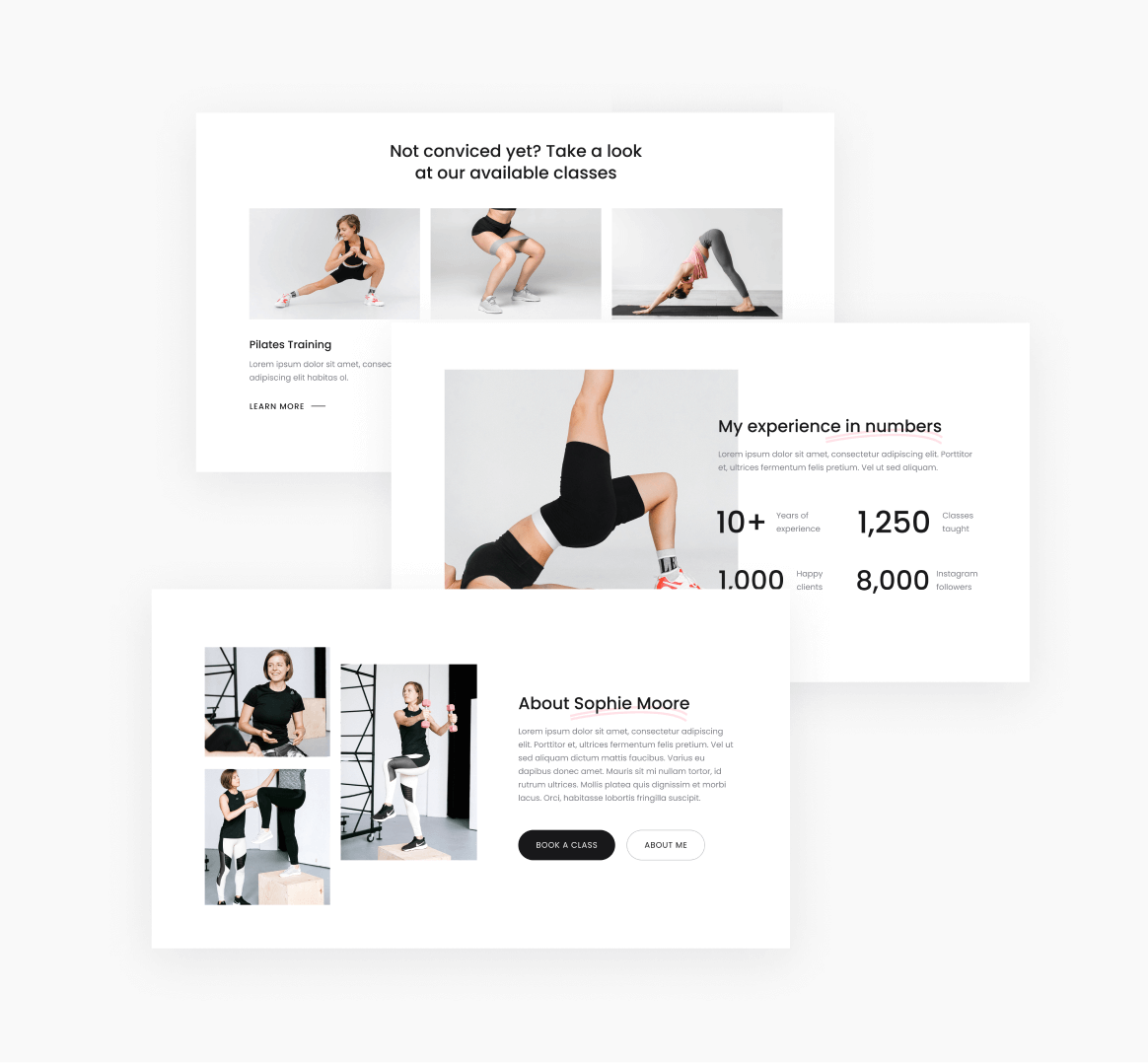 Coach X - 25 Sections Included - Fitness Webflow Template