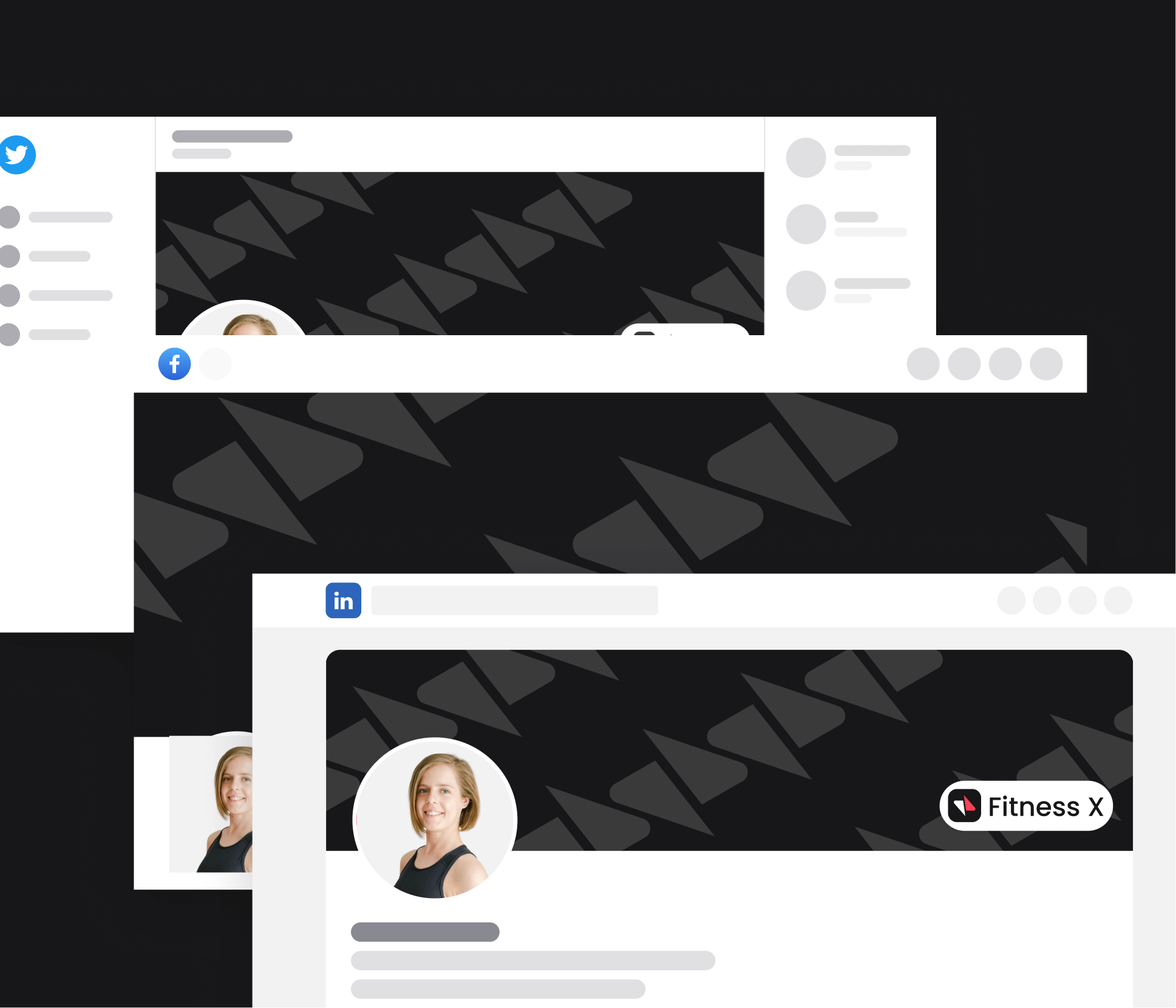 Coach X - Social Media Assets - Fitness Webflow Template