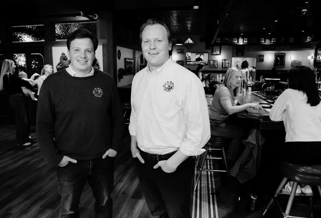 Patrick and Connor at Mary Jo McGuire's