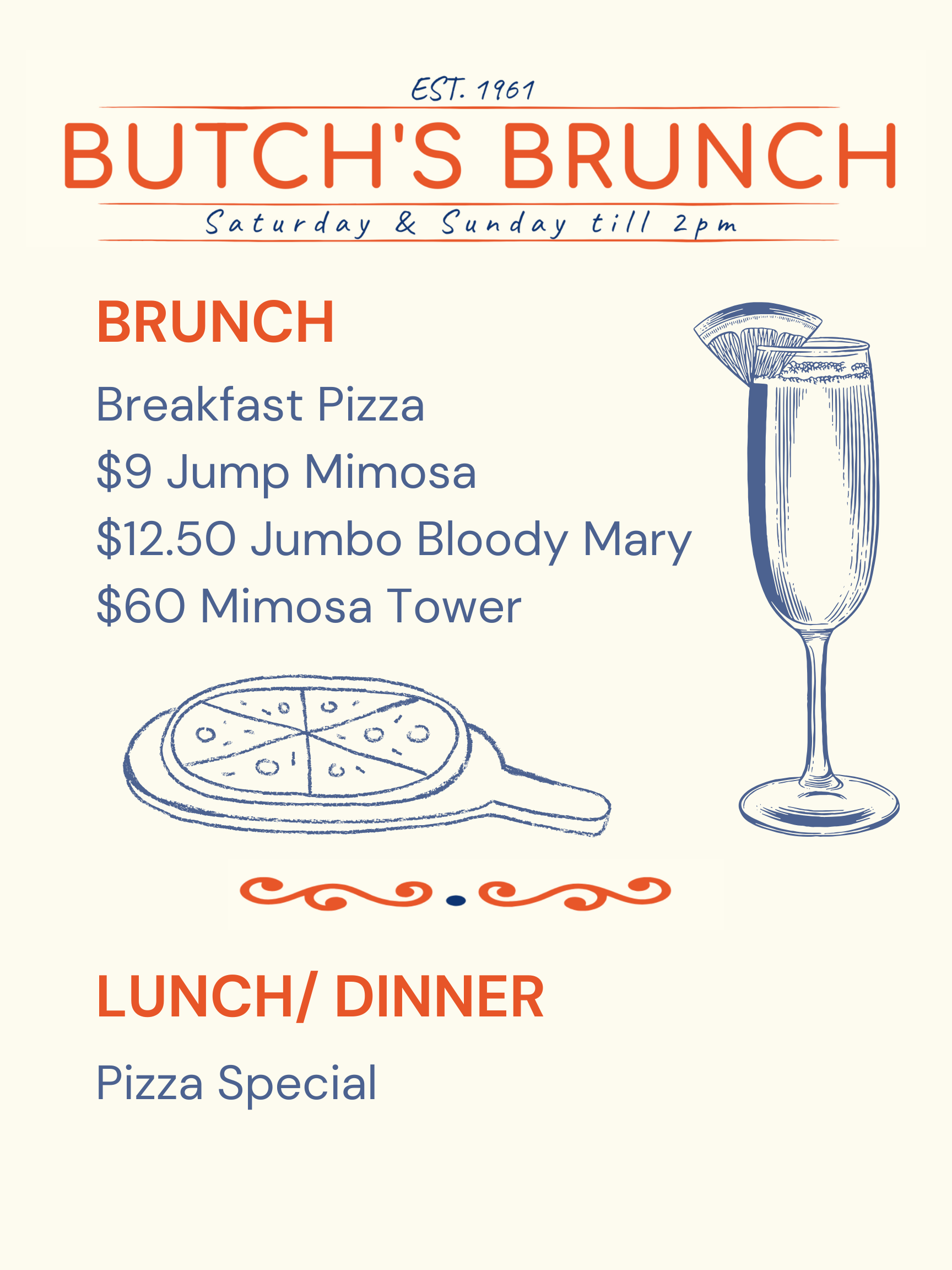 Weekend specials at Butch McGuire's