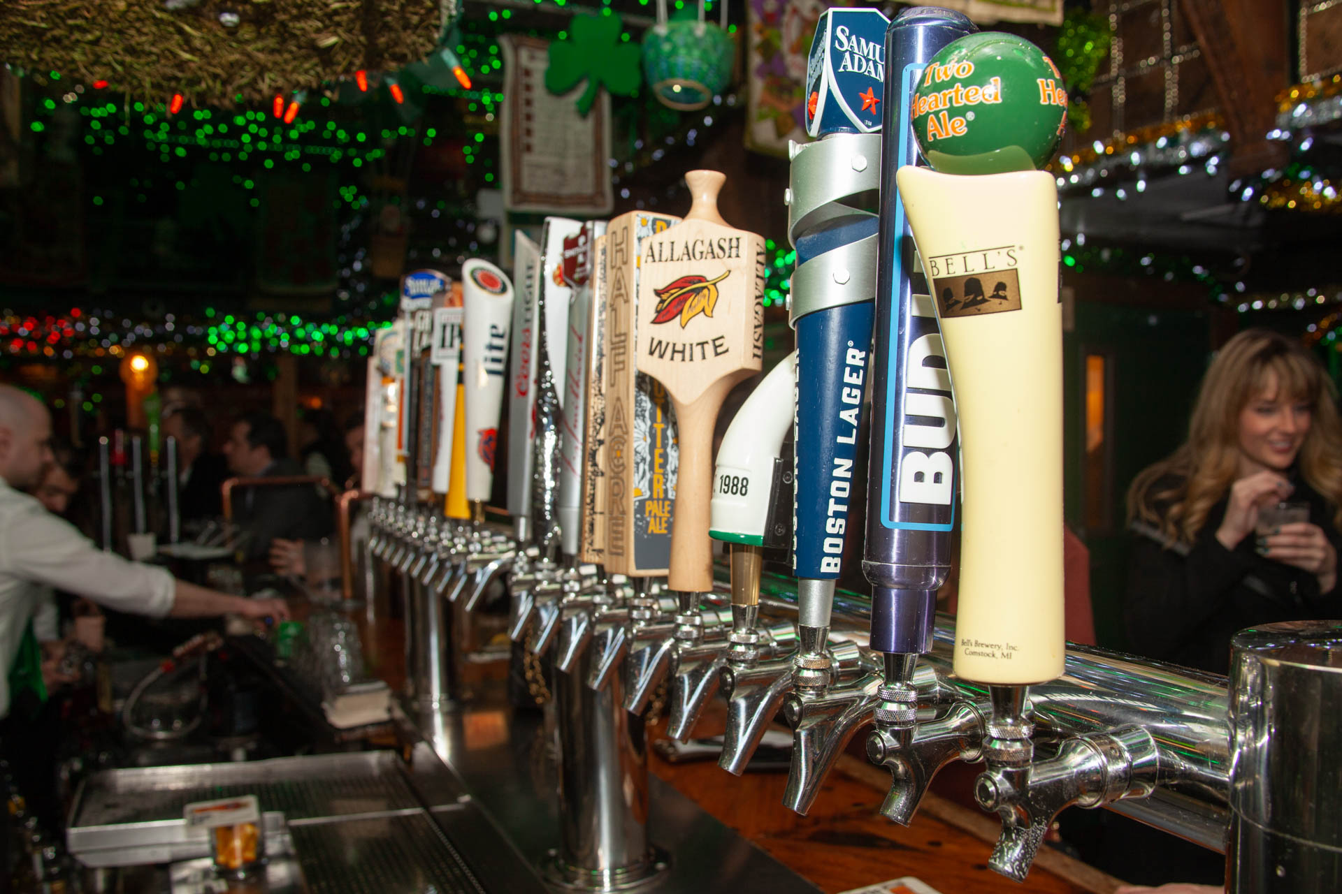 Butch's beer taps at Butch McGuire's