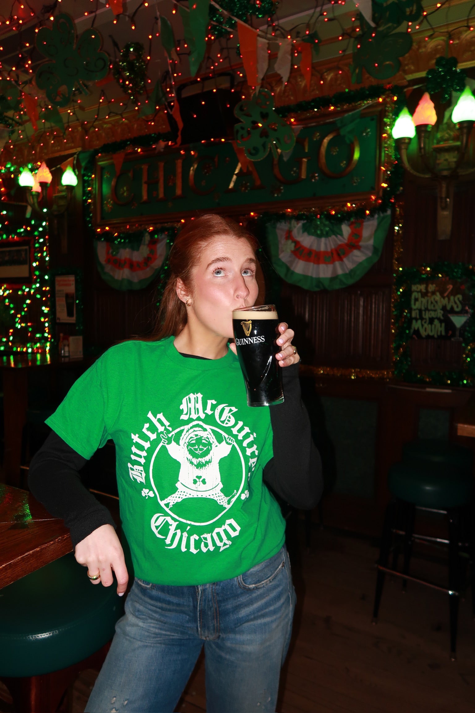 Butch McGuire's Classic Tee in Kelly Green