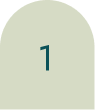 Icon with a pale green rounded shape and the number 1 in teal centered inside.