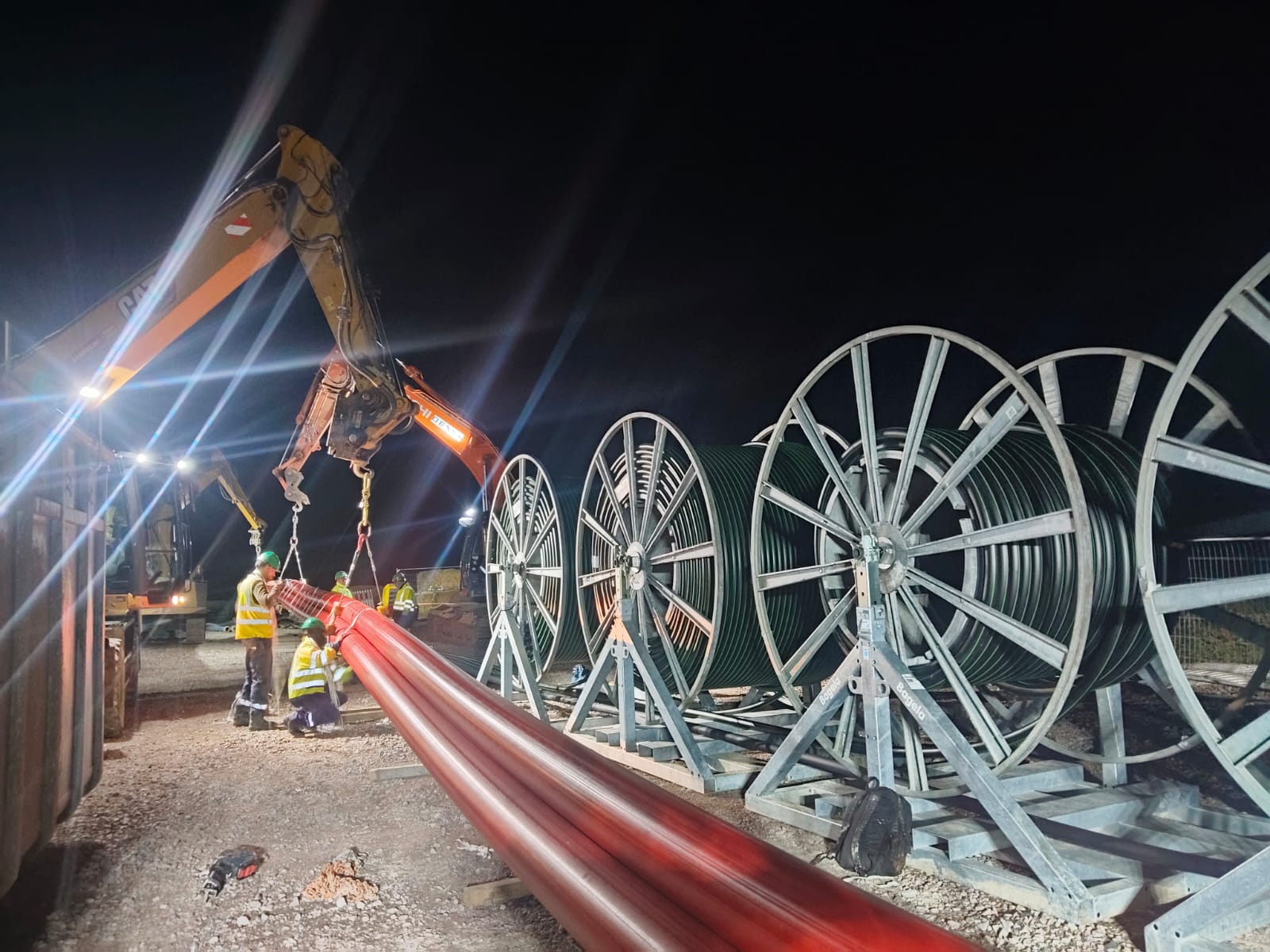 Kabelverlegung im Einsatz in Deutschland