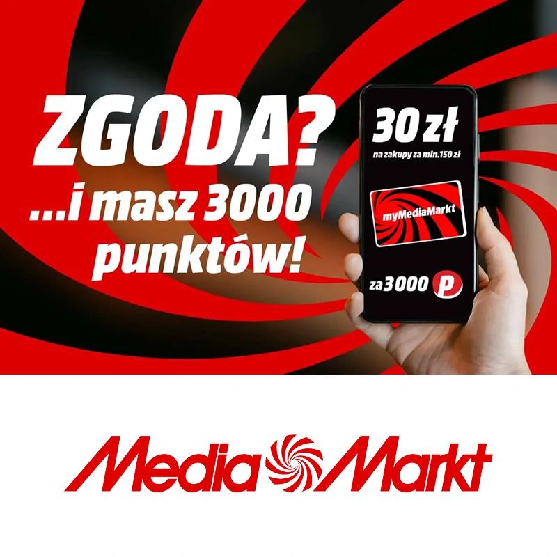 Bonus 3000 punktów za zapis do newslettera w myMediaMarkt