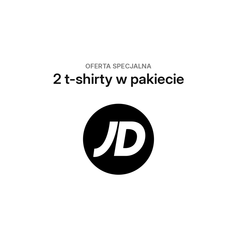 JD Sports: 2 t-shirty za 190 zł lub 110 zł