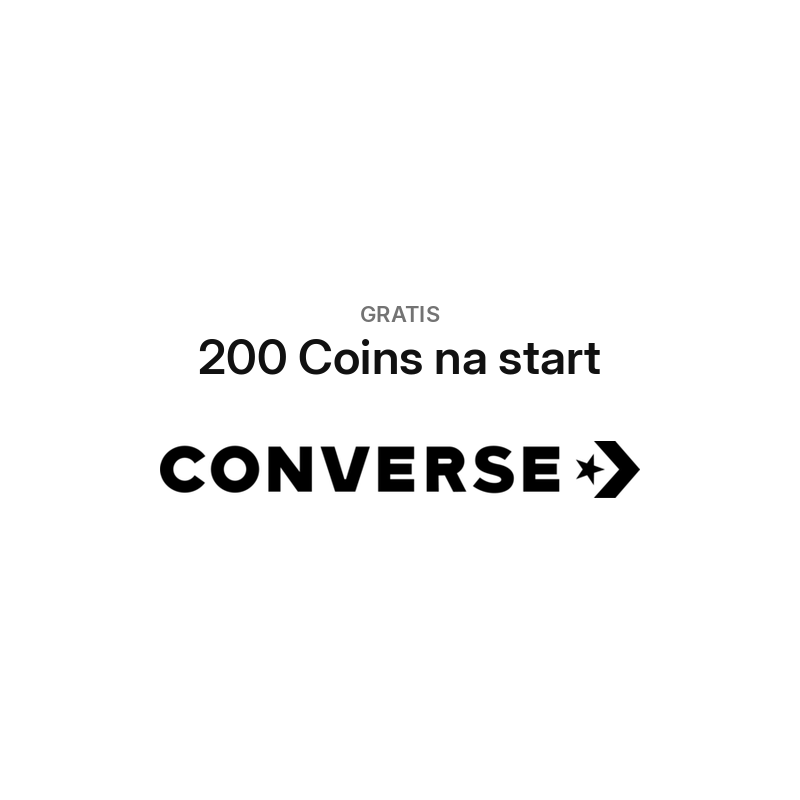 Converse: 200 Coins na start za rejestrację