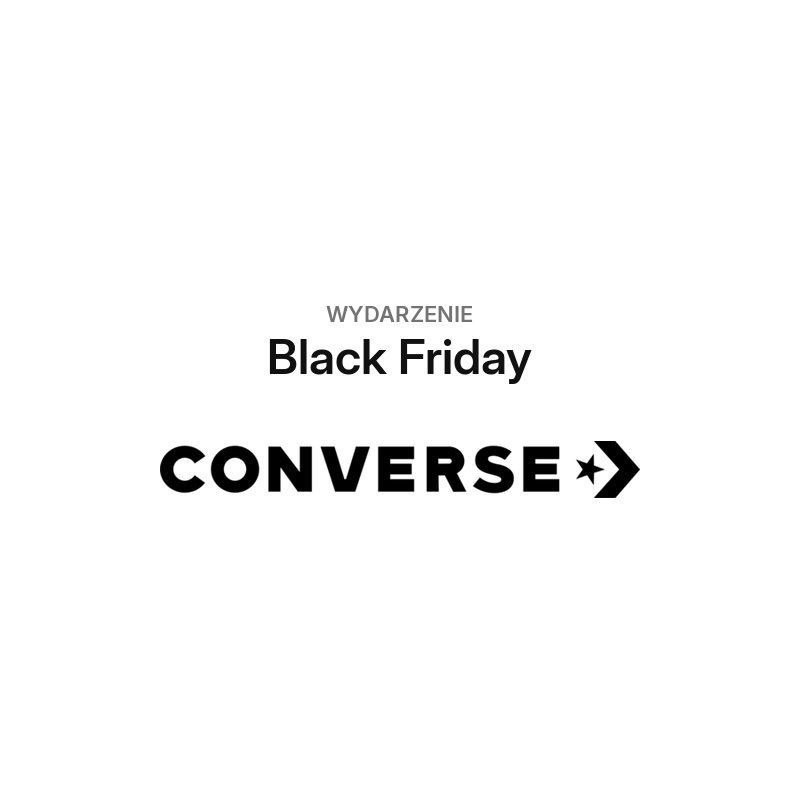 Black Friday Converse: do -60% na wybrane