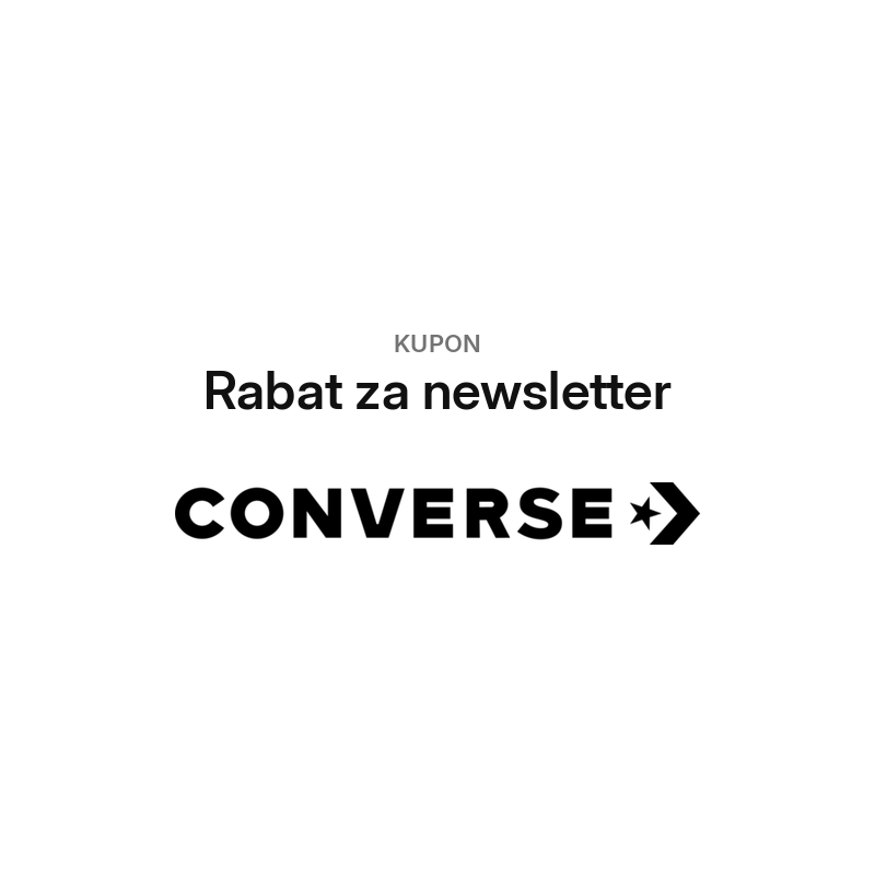 Kod Converse za newsletter: -15% na zakupy