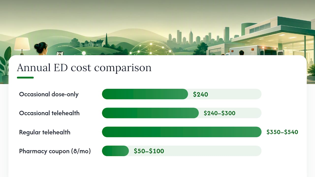 Telehealth and pharmacy cost comparison
