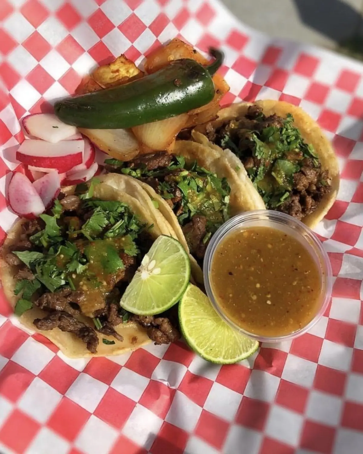 Authentic Mexican Carne Asada Tacos with Salsa, Lime, and Cucumbers
