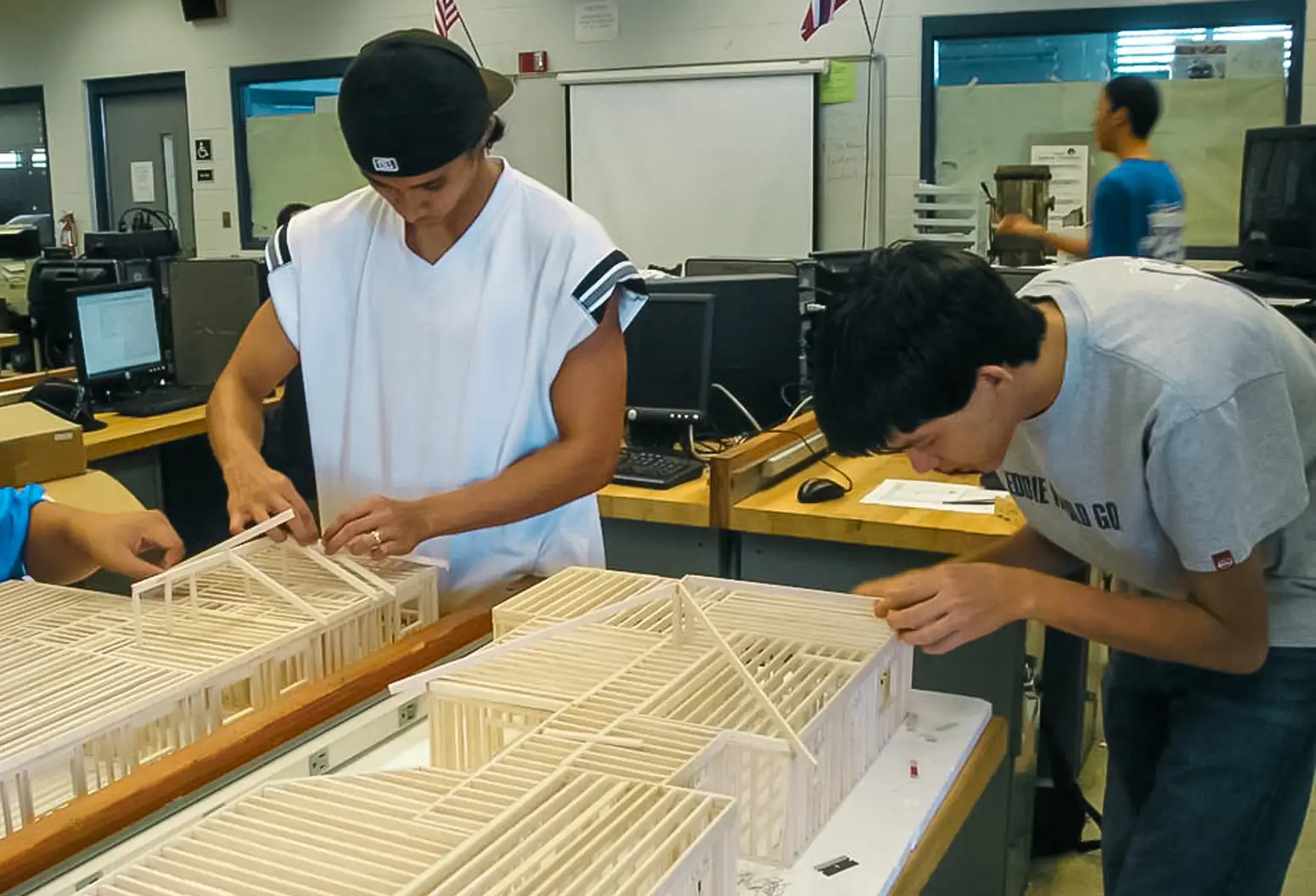 Students at kealakehe High School CTE program
