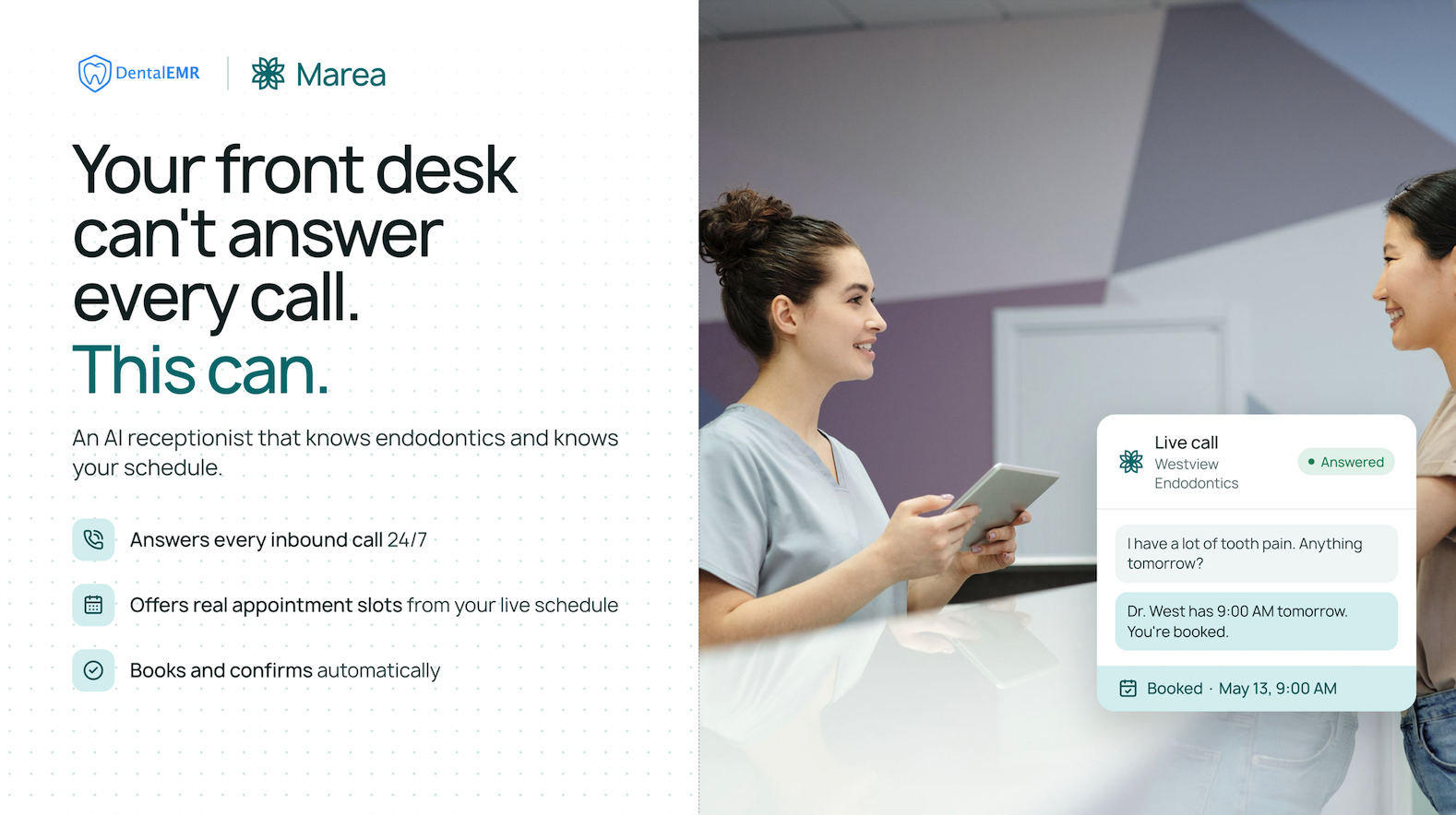 Your Practice Doesn't Have to Grow Into an AI Receptionist. It Needs One Now.
