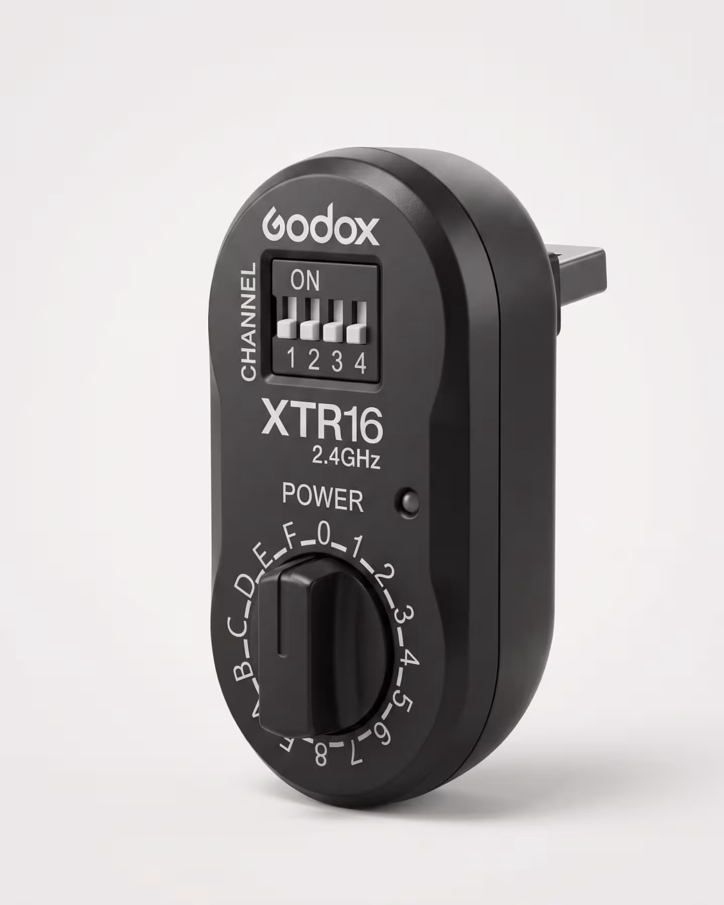 Godox XTR16 wireless transmitter at BLANK The Studio for reliable studio flash control during shoots.