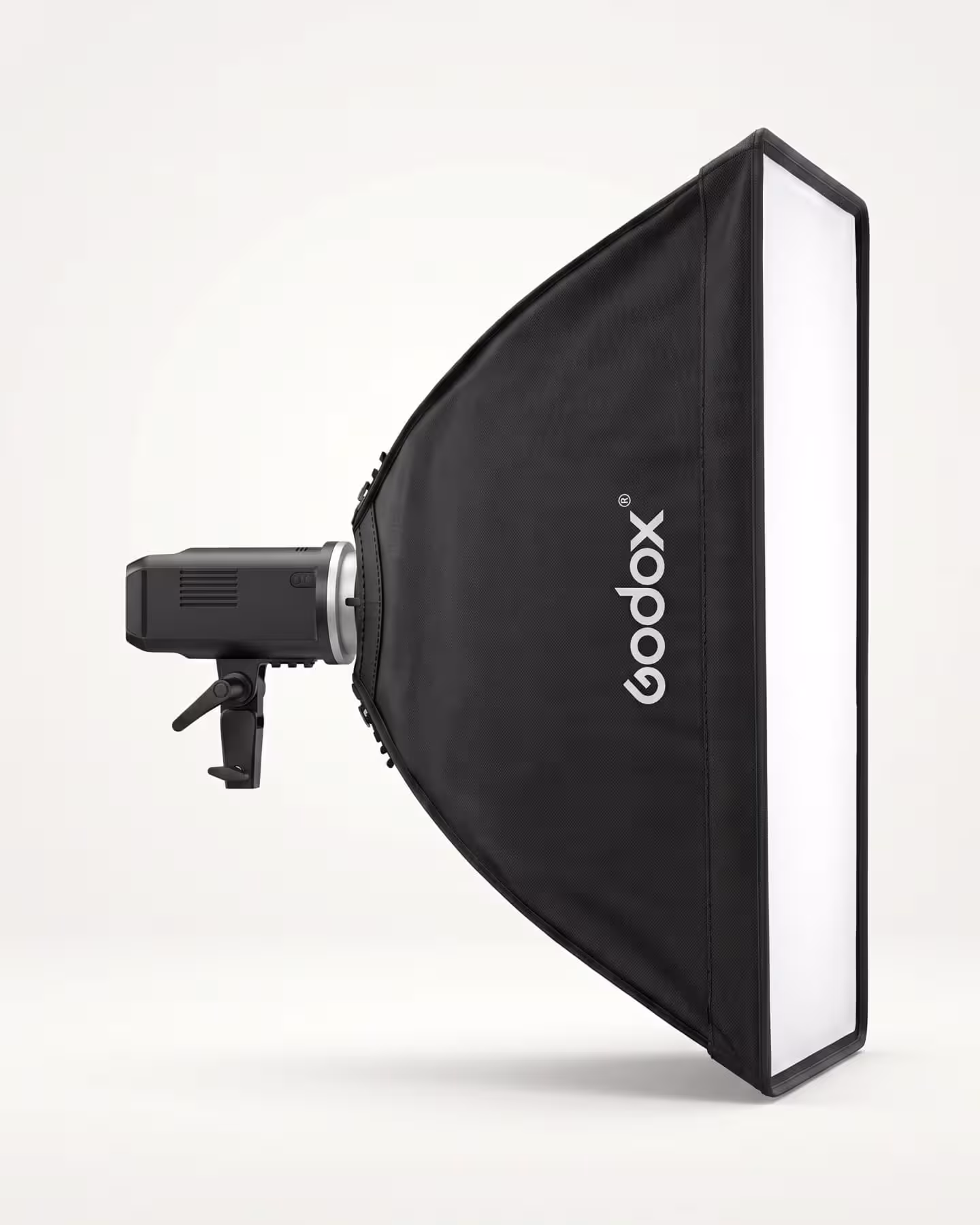 Godox softbox at BLANK The Studio for soft, even studio lighting during portrait and product shoots.