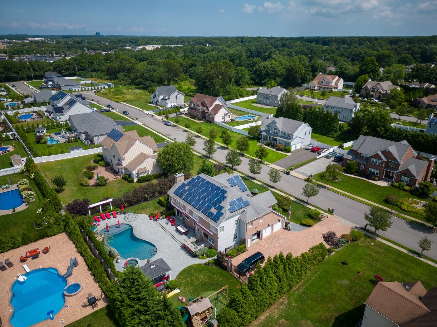 Windwood Oaks Custom Home Development in Lake Grove, New York. Terra Construction Group.