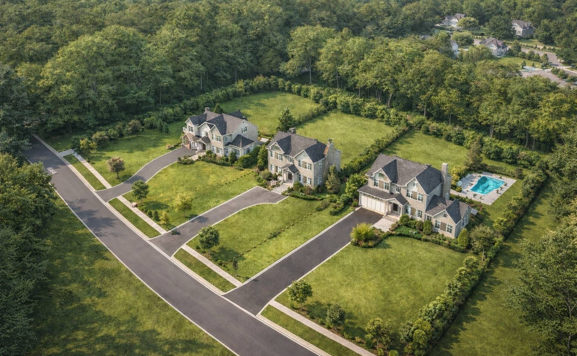 Setauket, New York New Custom Home Development by Terra Construction Group 