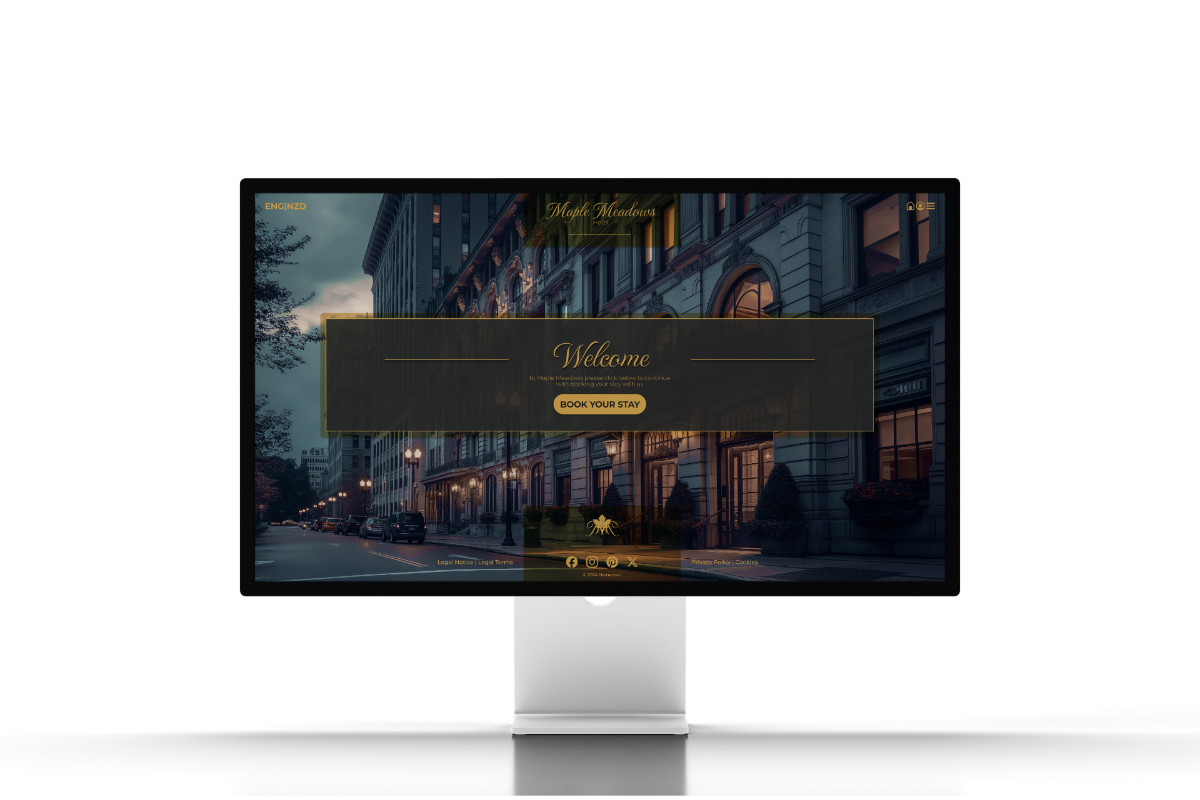 Hotel Booking UX case study — Mission Log card preview