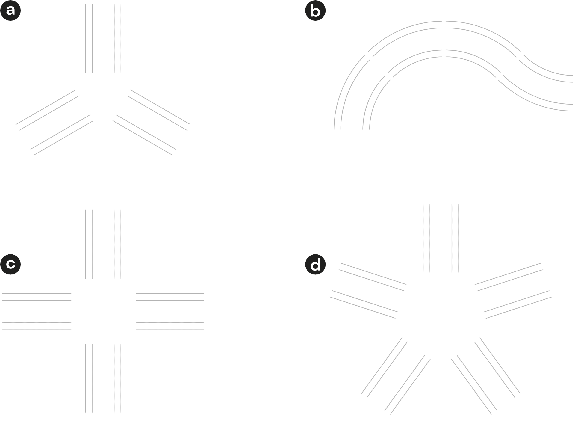 Camp layout configurations connecting multiple Delta Shelter units