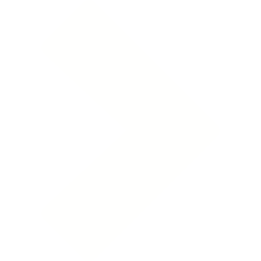 White rightward arrow on transparent background.