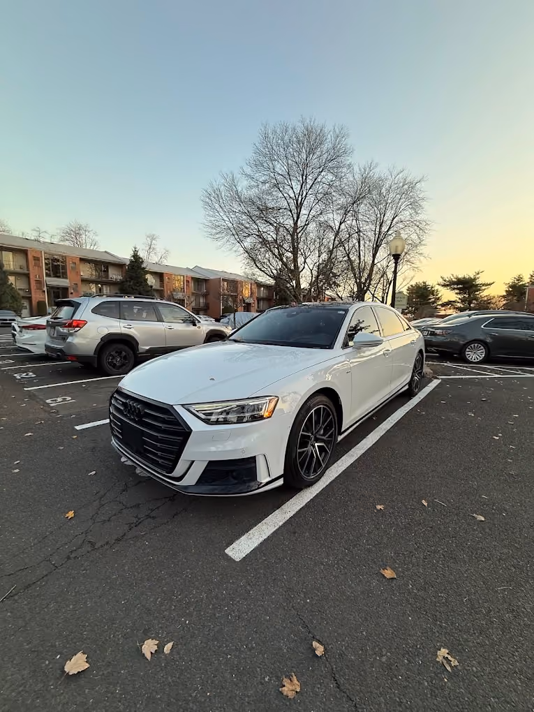 White audi - shipped car by EcoHub Logistics