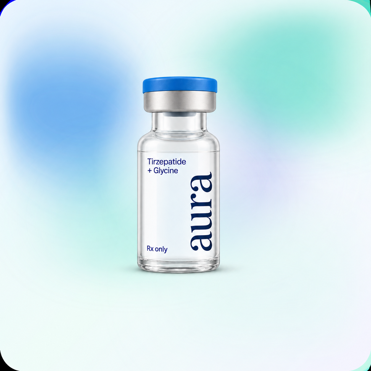 Aura Tirzepatide + Glycine packaging illustration