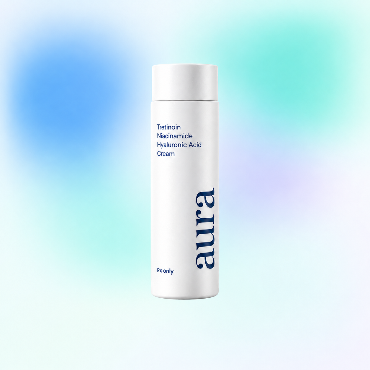 Aura Tretinoin, Niacinamide and Hyaluronic Acid Cream packaging illustration