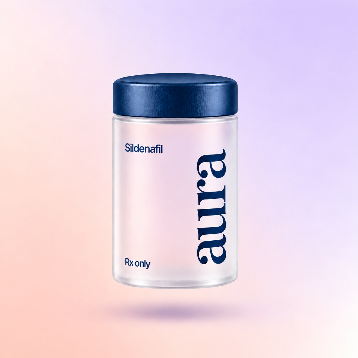 Aura Sildenafil bottle