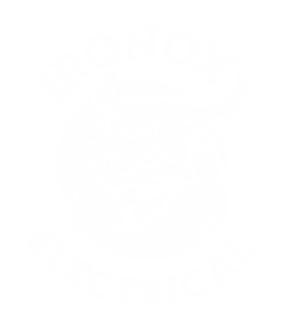Ironox Electrical logo with a stylized bull head in the center and text above and below it.