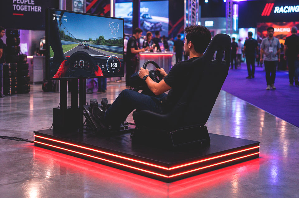 Simuladores Althea es la referencia en activaciones de automovilismo en México. Más de 200 eventos