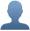 Symbol einer blauen Männer- und Frauensilhouette, die Seite an Seite steht.