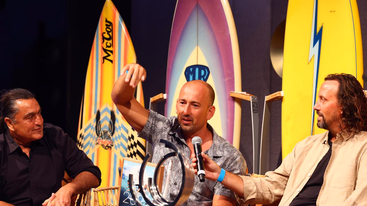 Matt Formston winner of the Heavy Water Award