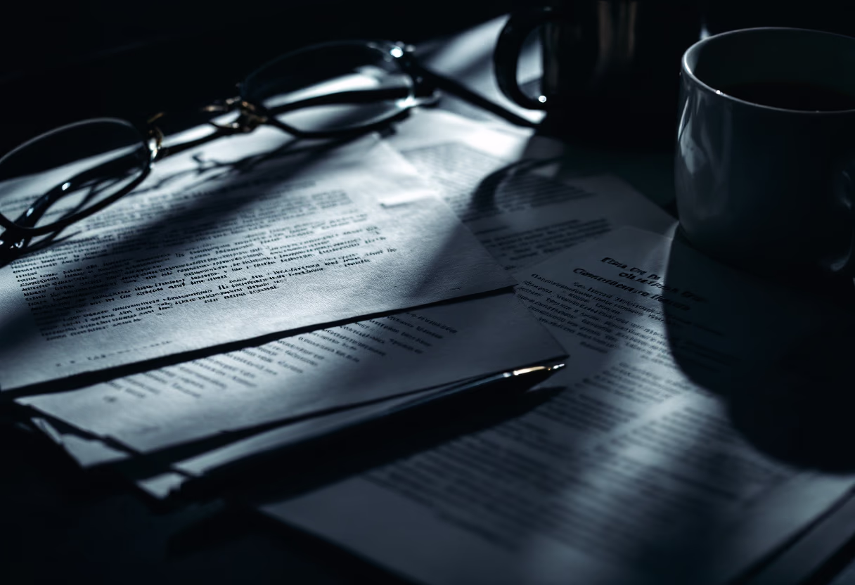 image of a cpa firm desk with scattered documents