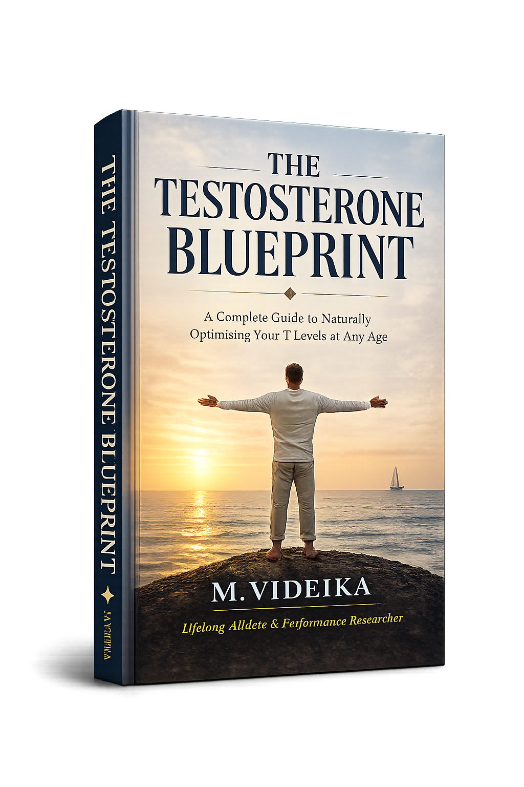 The Testosterone Blueprint book front cover by M. Videika