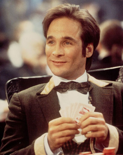 Clint Black in the film, Maverick, as a sweet-faced gambler