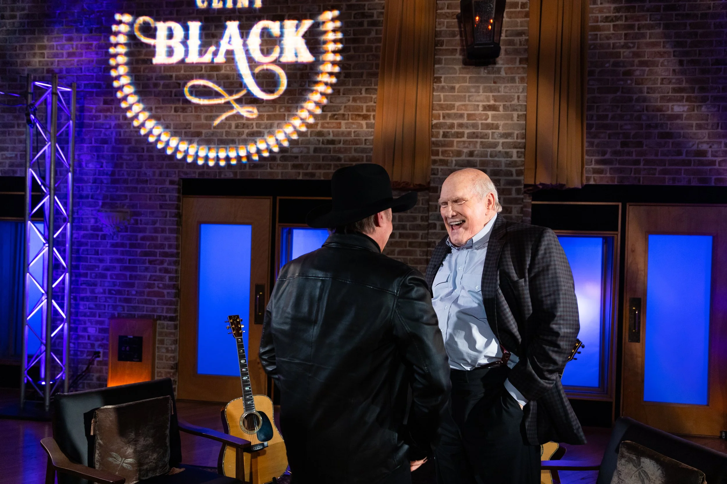 Clint Black and Terry Bradshaw