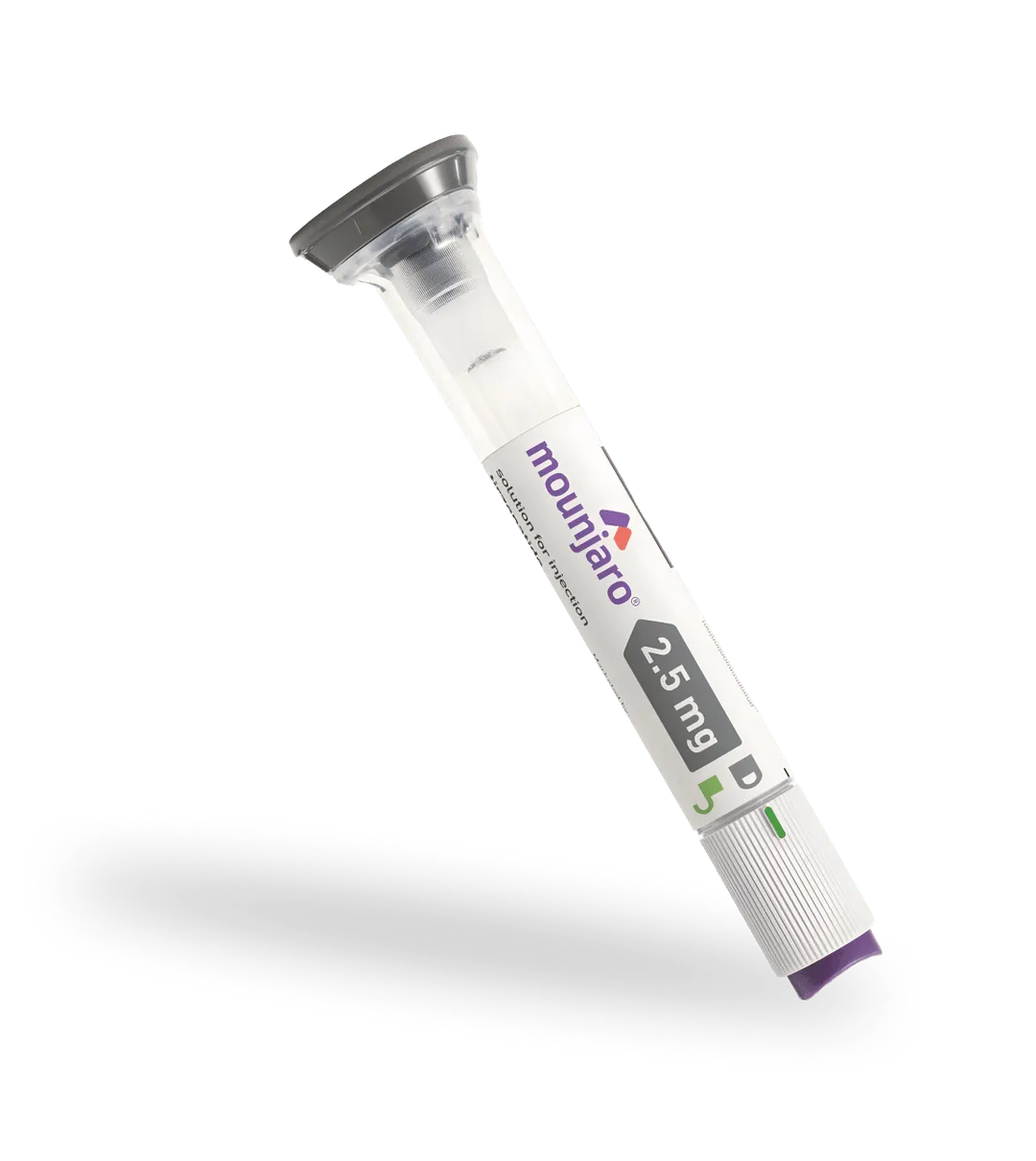 Mounjaro injection pen for weight loss treatment. FDA-approved tirzepatide medication for doctor-guided weight management