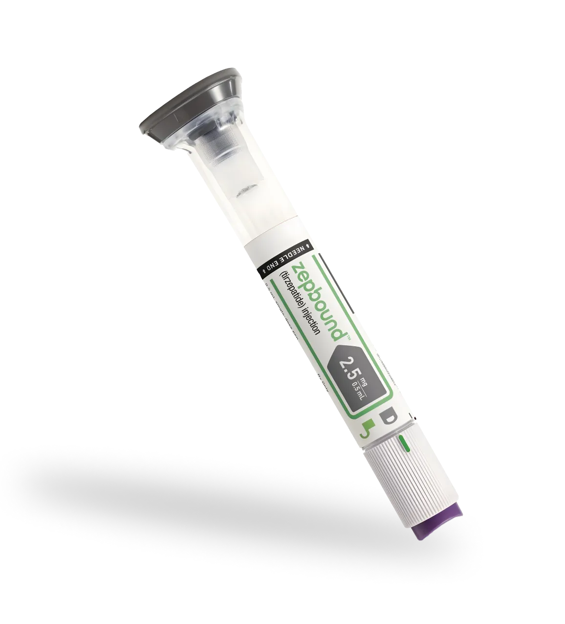 Zepbound injection pen for weight loss treatment. FDA-approved tirzepatide medication for doctor-guided weight management