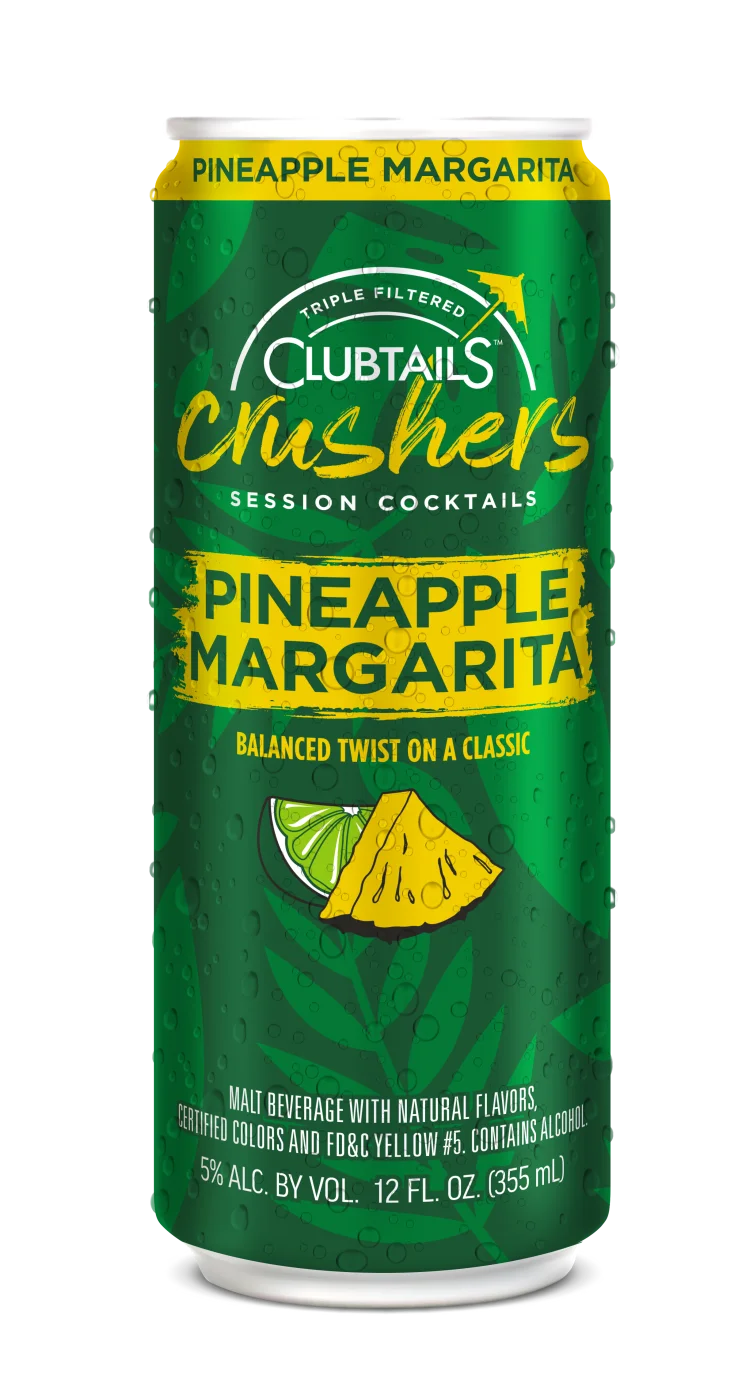 Clubtails Crushers Pineapple Margarita can