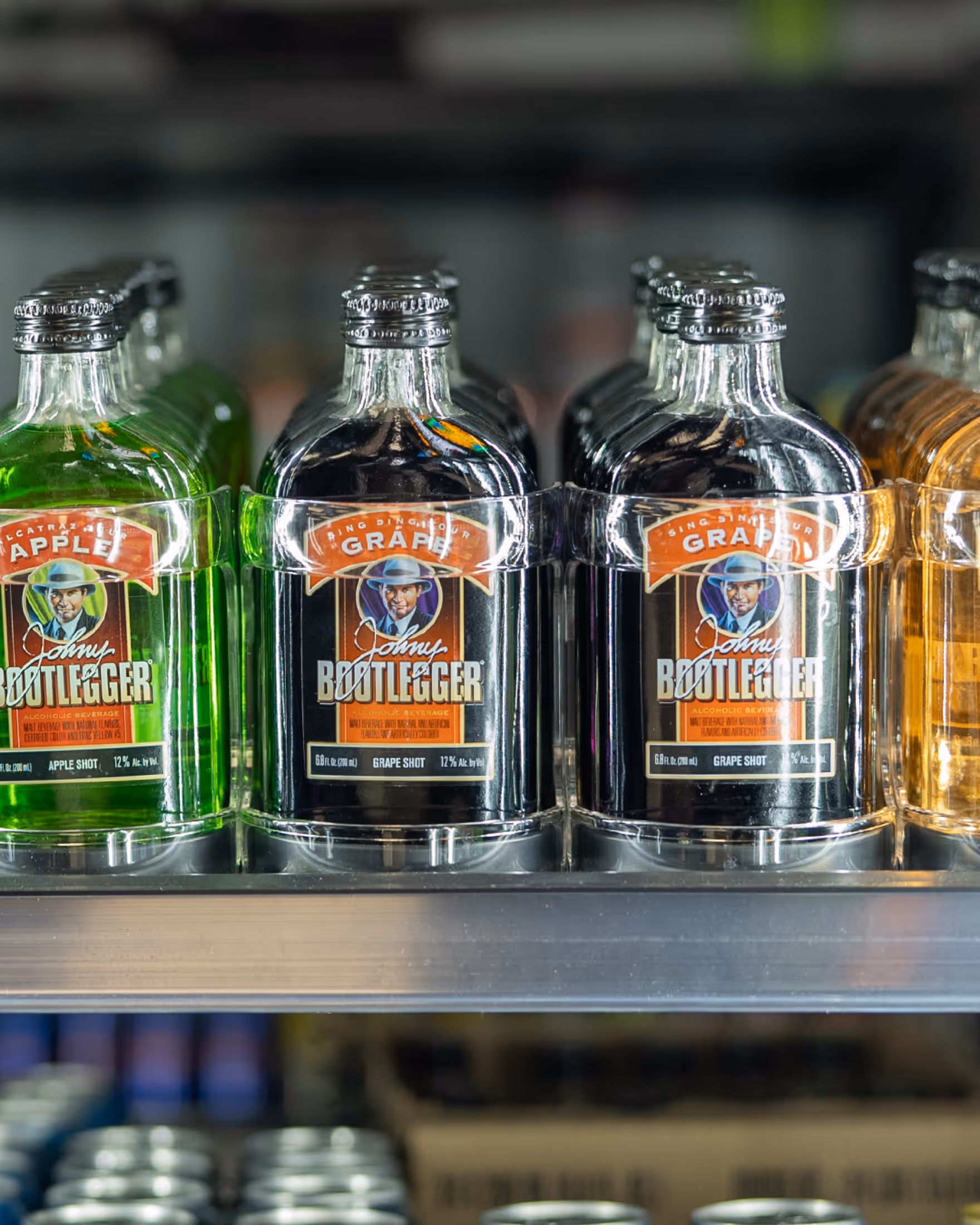 Johny Bootlegger cooler rack flavors