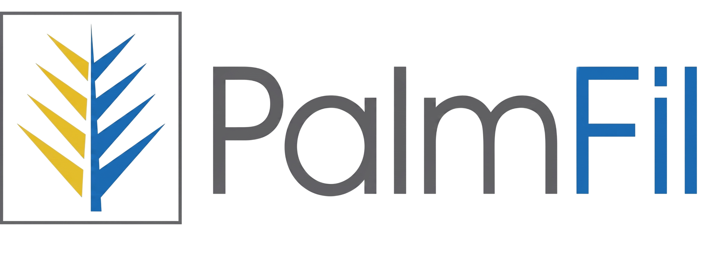 PalmFil logo — the world's first textile fiber from date palm byproducts