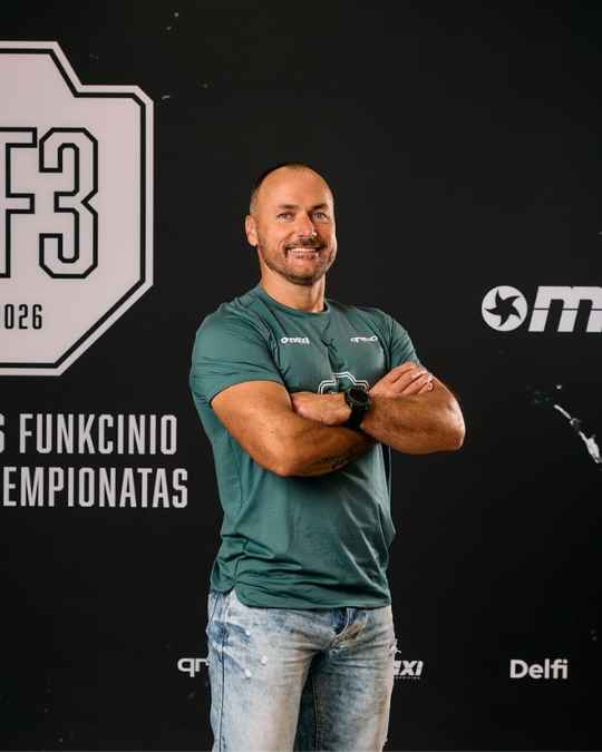 Funkcinio sporto treneris iš Vilkaviškio Algirdas Revas