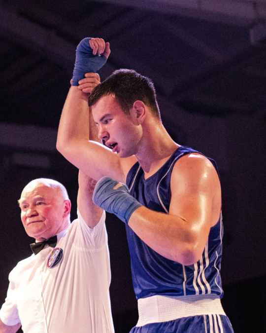 Bokso treneris iš Panevėžio Simonas Urbonavičius