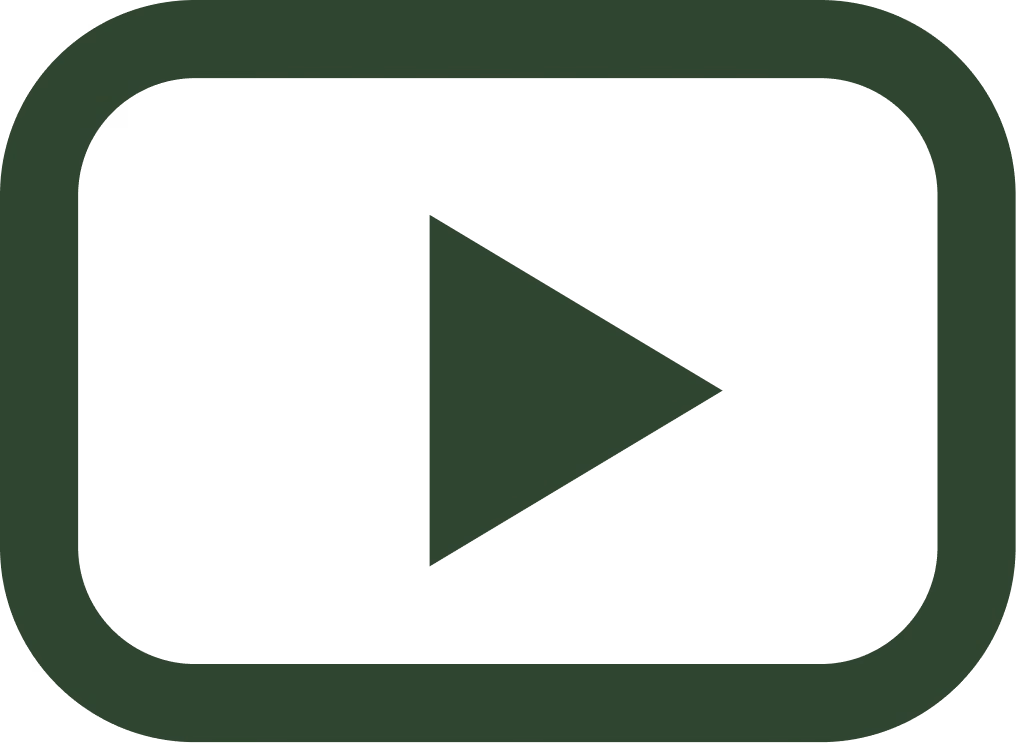 Play button icon for YouTube