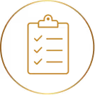 Checklist icon representing vendor management