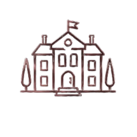 Mansion estate icon representing private venues