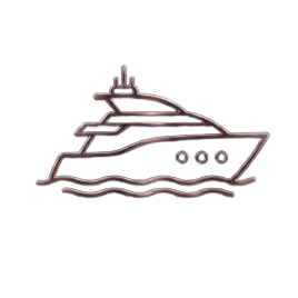 Yacht icon representing private events