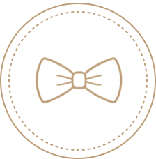 Bow tie icon representing formal events